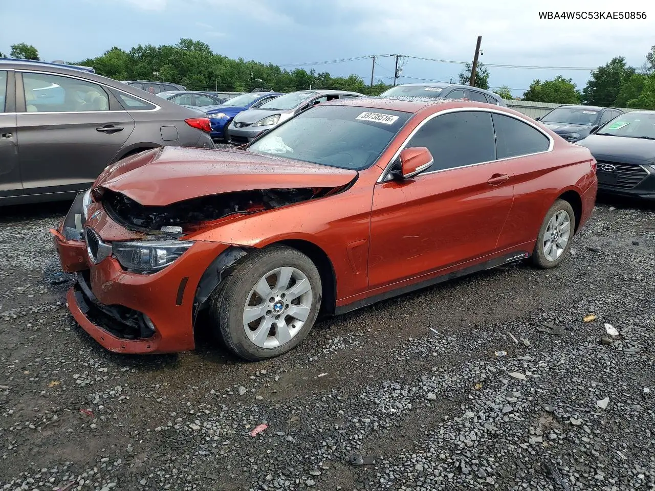 2019 BMW 430Xi VIN: WBA4W5C53KAE50856 Lot: 59738516