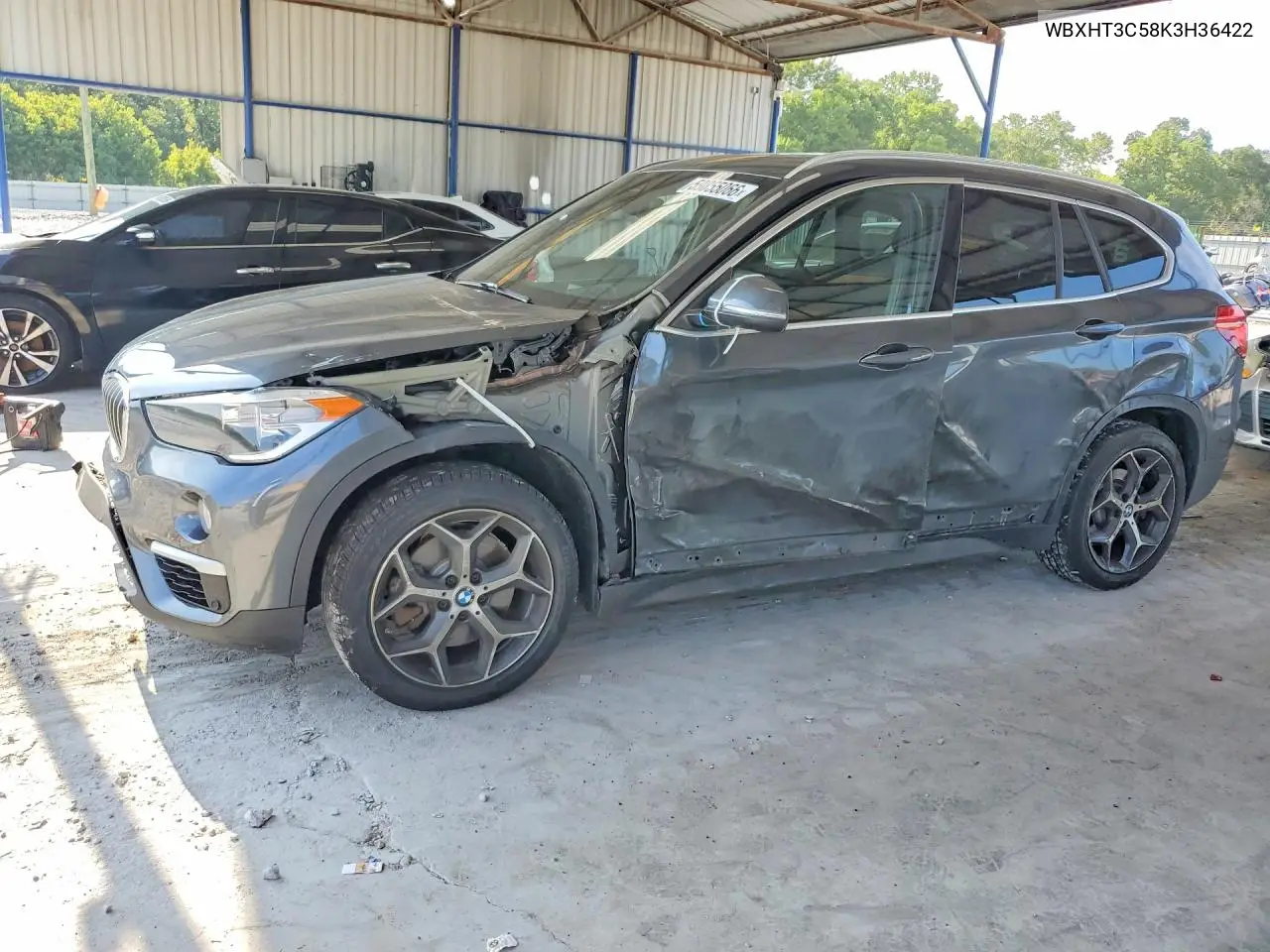 2019 BMW X1 xDrive28I VIN: WBXHT3C58K3H36422 Lot: 59855066