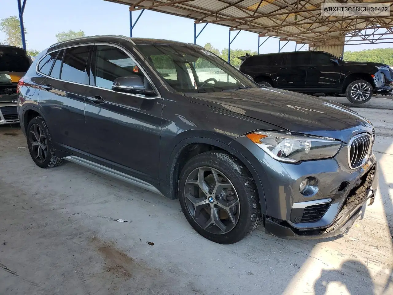 2019 BMW X1 xDrive28I VIN: WBXHT3C58K3H36422 Lot: 59855066