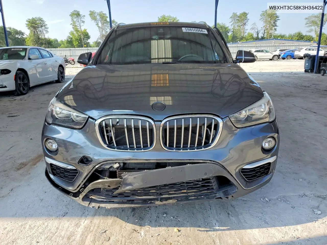 2019 BMW X1 xDrive28I VIN: WBXHT3C58K3H36422 Lot: 59855066