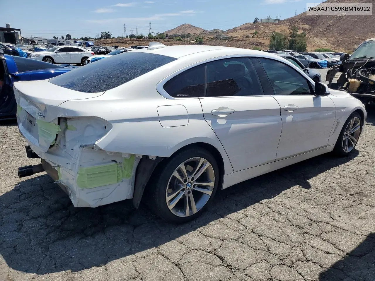 2019 BMW 430I Gran Coupe VIN: WBA4J1C59KBM16922 Lot: 61000626