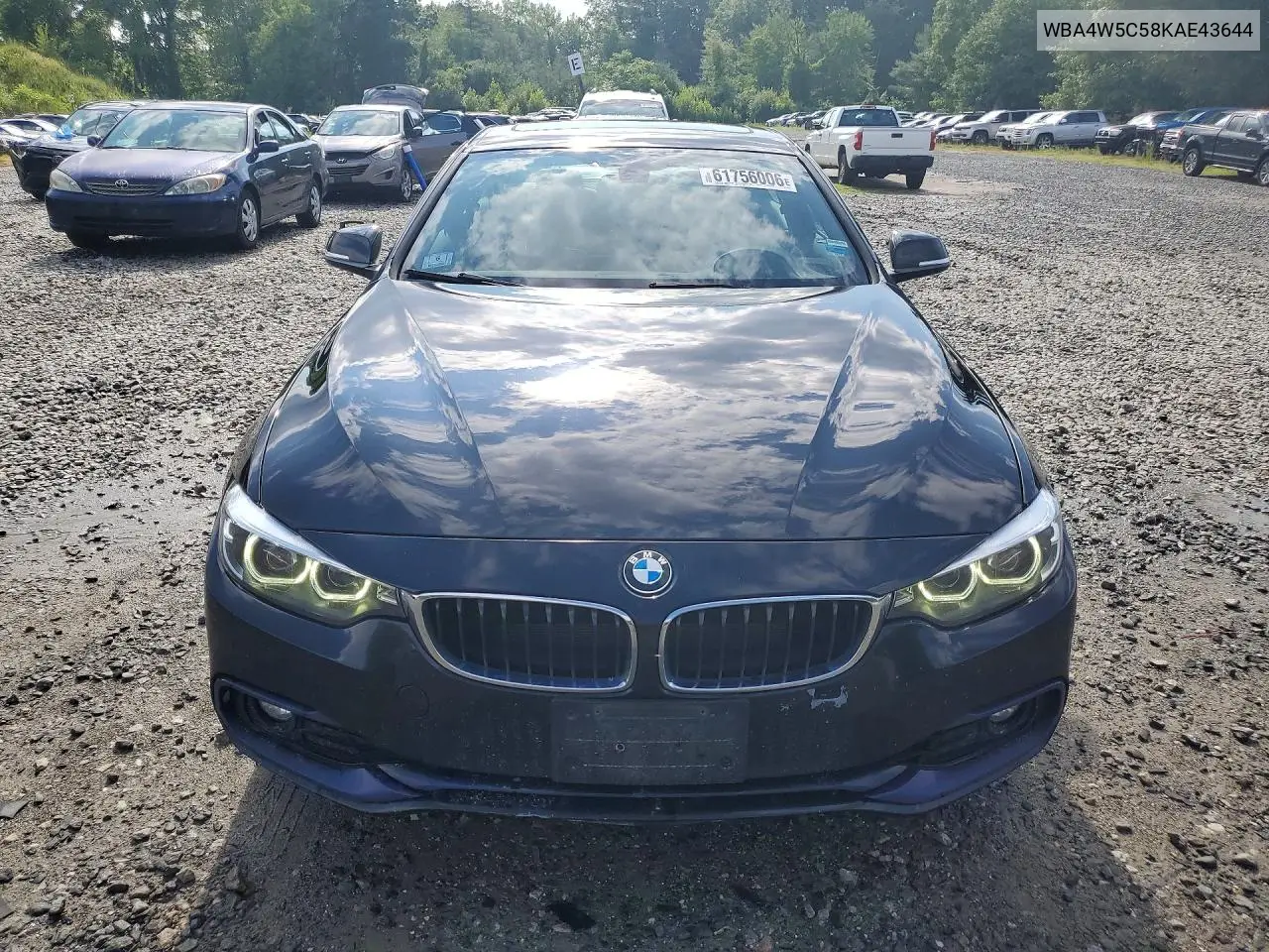 2019 BMW 430Xi VIN: WBA4W5C58KAE43644 Lot: 61756006