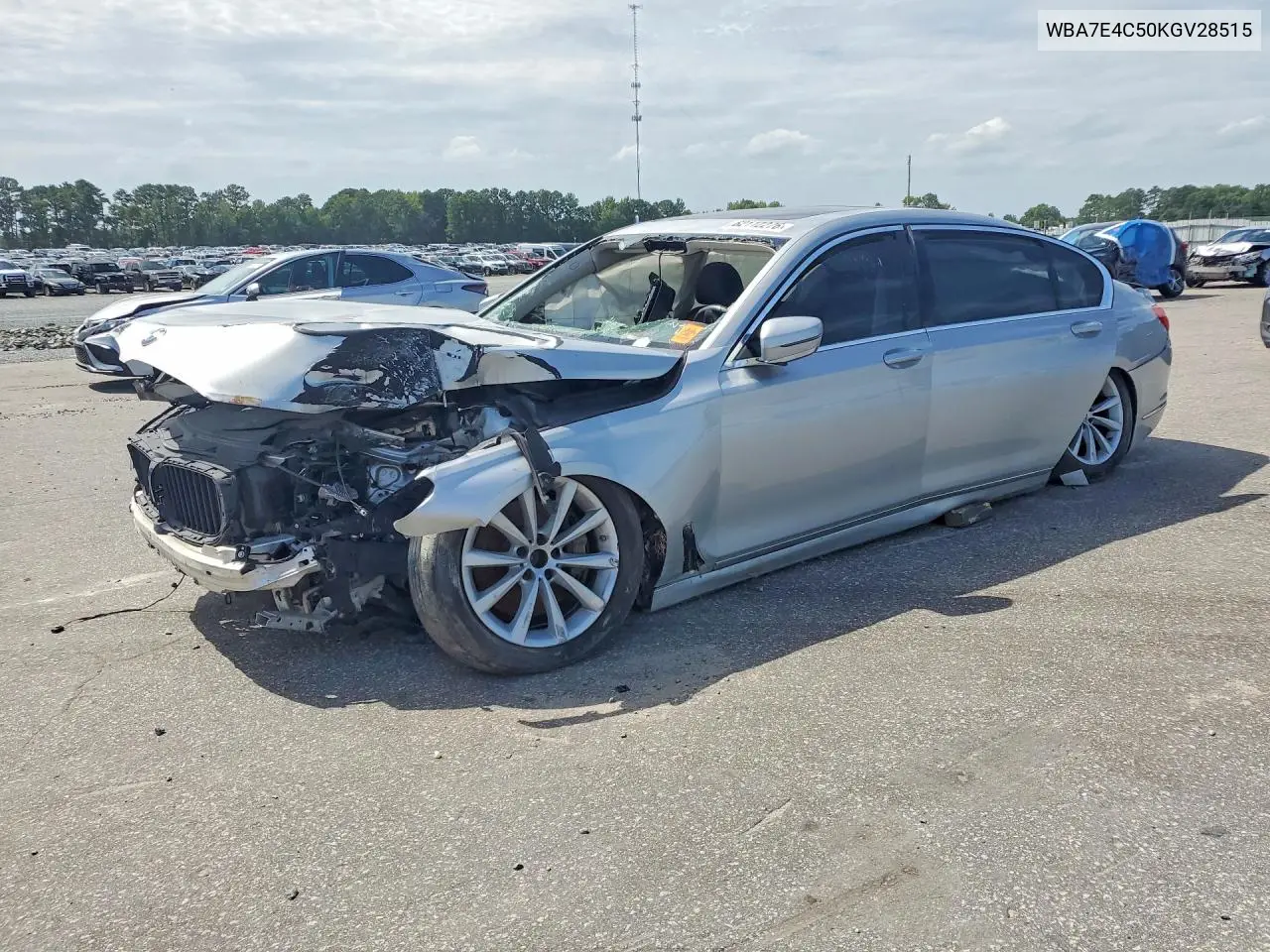 2019 BMW 740 Xi VIN: WBA7E4C50KGV28515 Lot: 62112276
