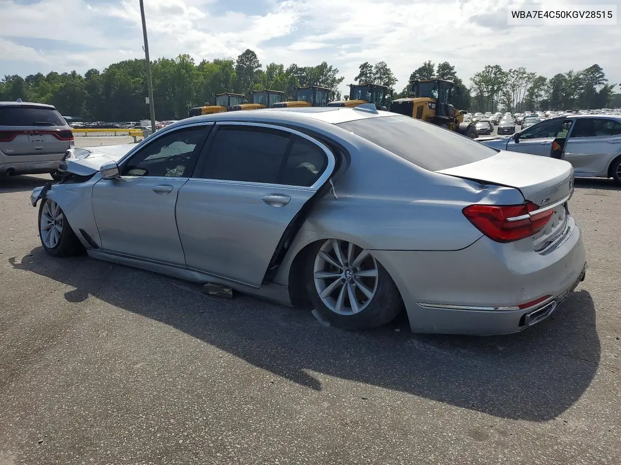 2019 BMW 740 Xi VIN: WBA7E4C50KGV28515 Lot: 62112276