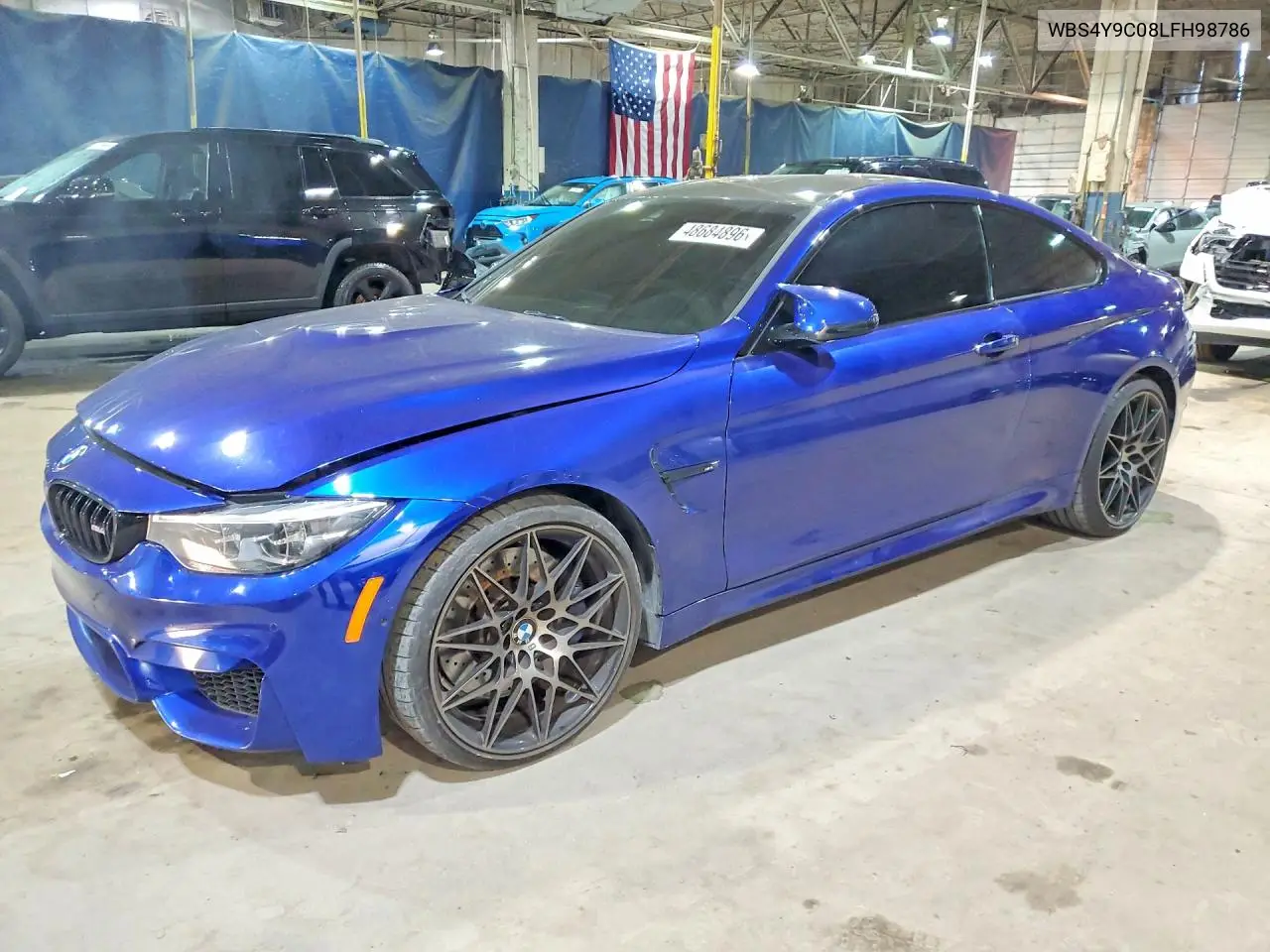 2020 BMW M4 VIN: WBS4Y9C08LFH98786 Lot: 48684896