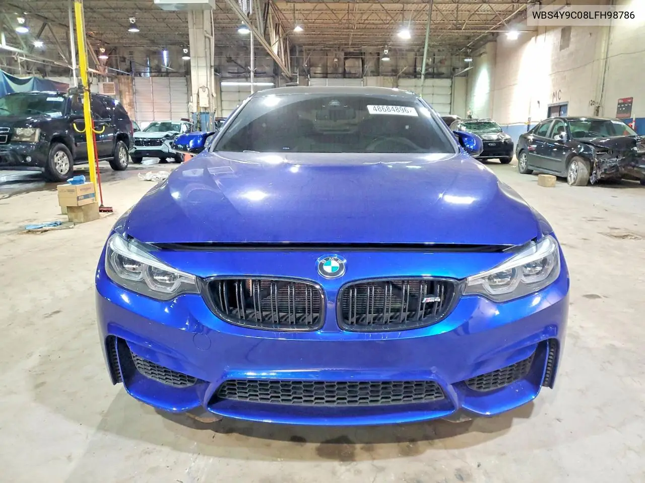 2020 BMW M4 VIN: WBS4Y9C08LFH98786 Lot: 48684896