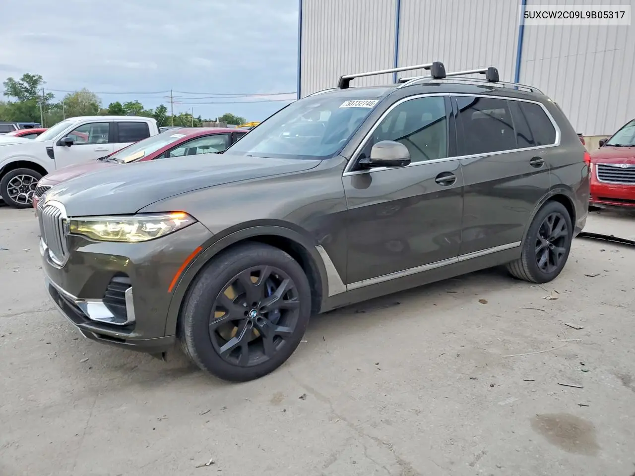 2020 BMW X7 xDrive40I VIN: 5UXCW2C09L9B05317 Lot: 50732746
