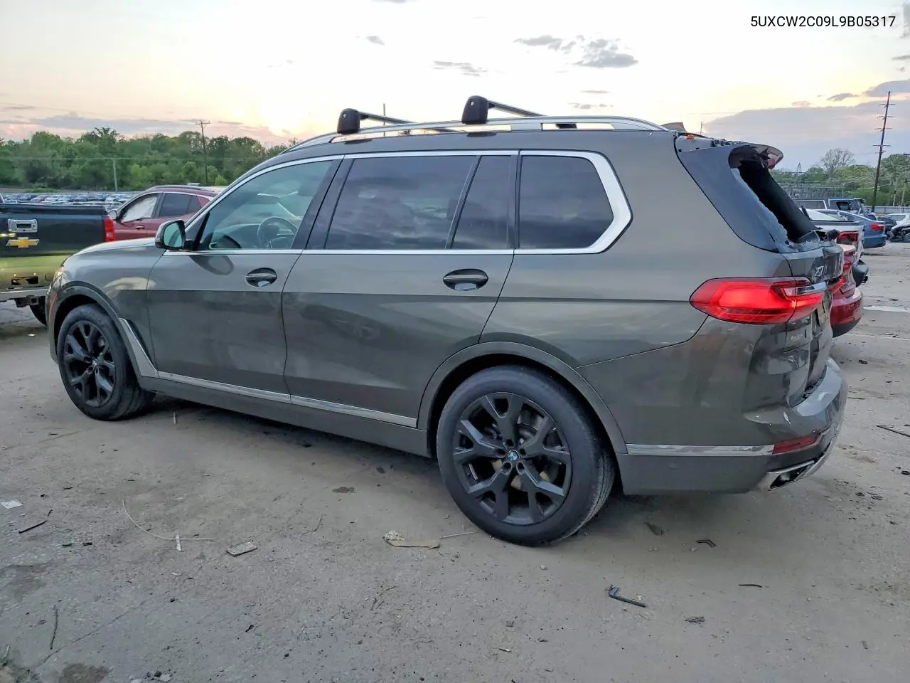 2020 BMW X7 xDrive40I VIN: 5UXCW2C09L9B05317 Lot: 50732746