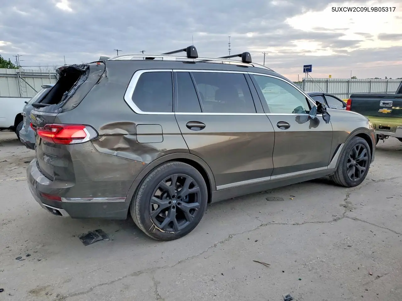 2020 BMW X7 xDrive40I VIN: 5UXCW2C09L9B05317 Lot: 50732746