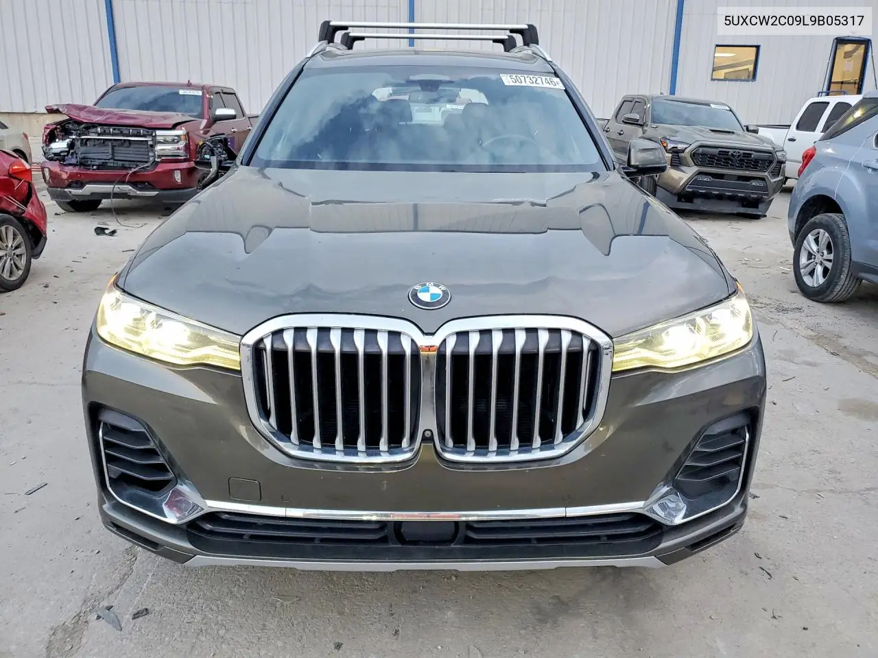 2020 BMW X7 xDrive40I VIN: 5UXCW2C09L9B05317 Lot: 50732746