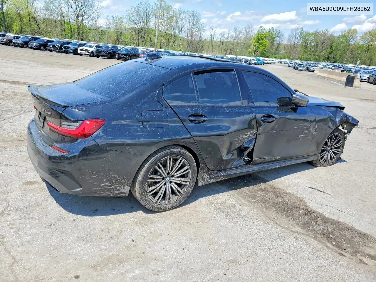2020 BMW M340Xi VIN: WBA5U9C09LFH28962 Lot: 52712196