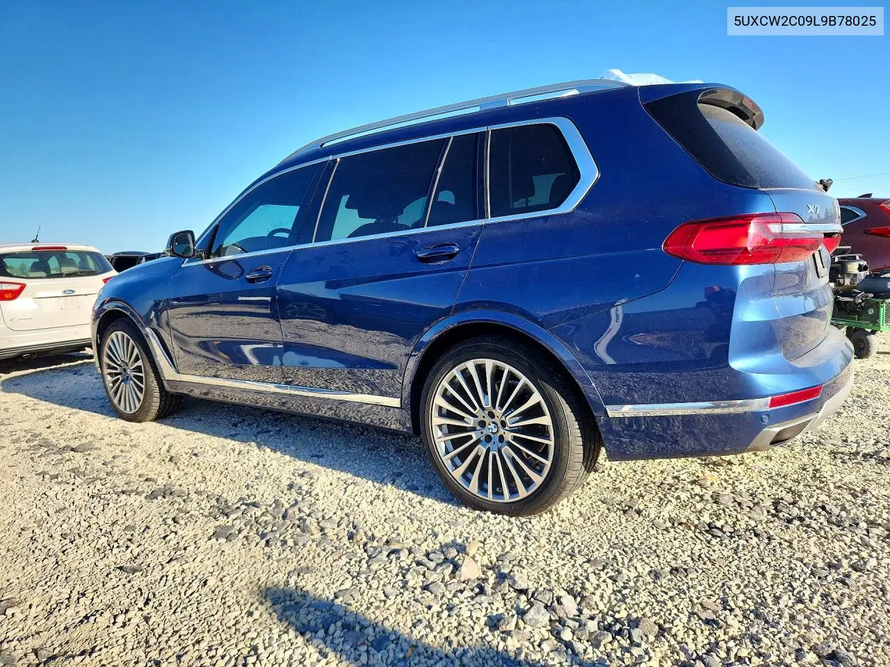 2020 BMW X7 xDrive40I VIN: 5UXCW2C09L9B78025 Lot: 52995256