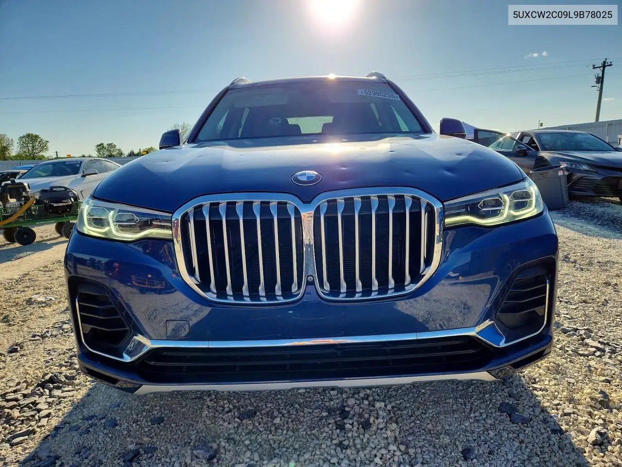 2020 BMW X7 xDrive40I VIN: 5UXCW2C09L9B78025 Lot: 52995256