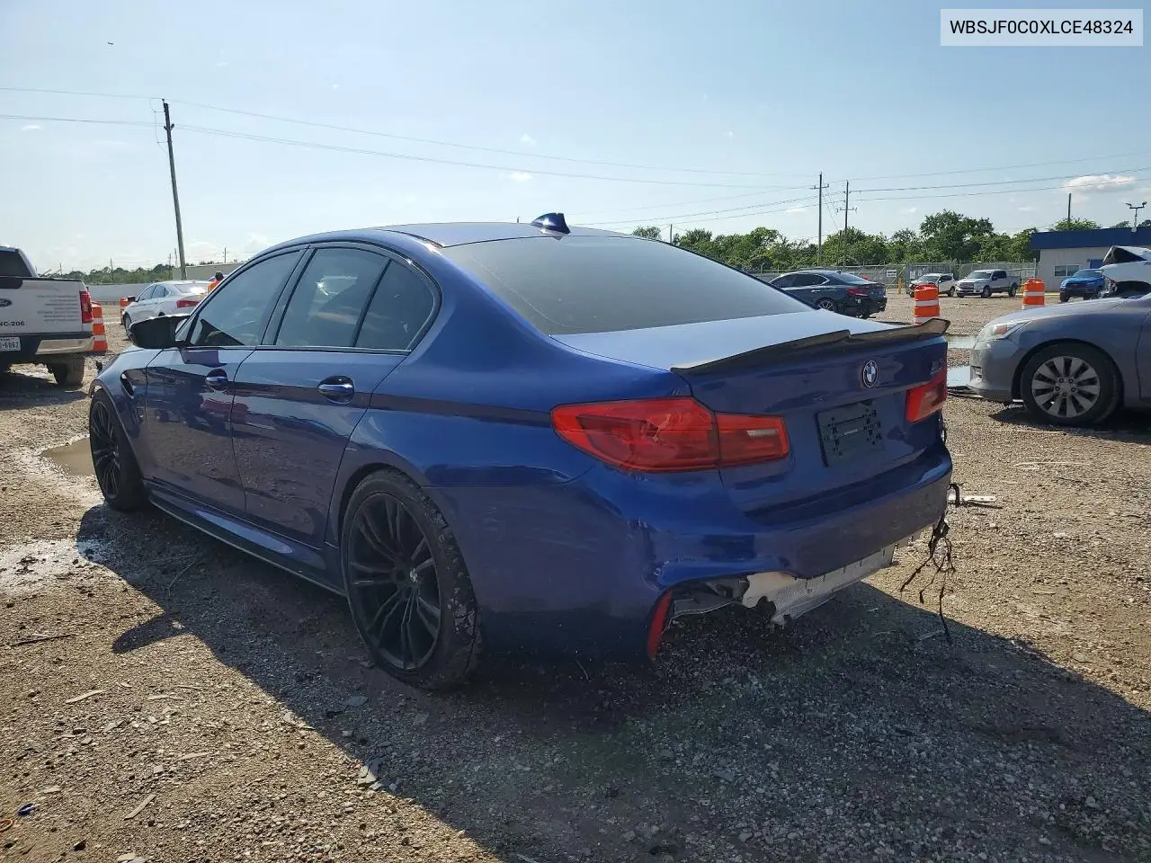 2020 BMW M5 Base VIN: WBSJF0C0XLCE48324 Lot: 53178326