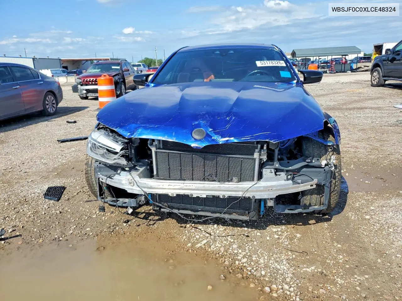 2020 BMW M5 Base VIN: WBSJF0C0XLCE48324 Lot: 53178326