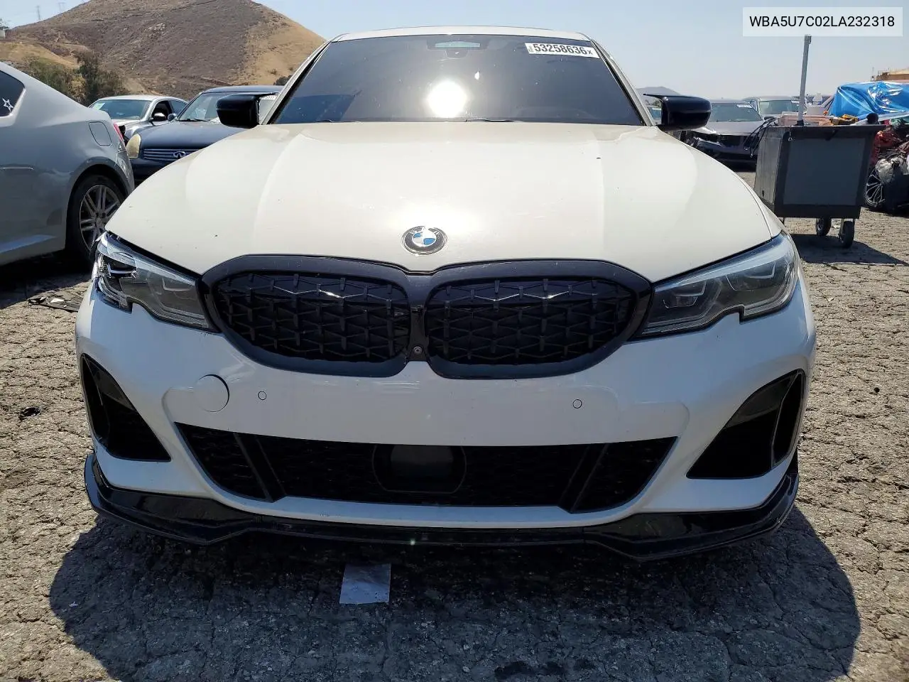 2020 BMW M340I VIN: WBA5U7C02LA232318 Lot: 53258636