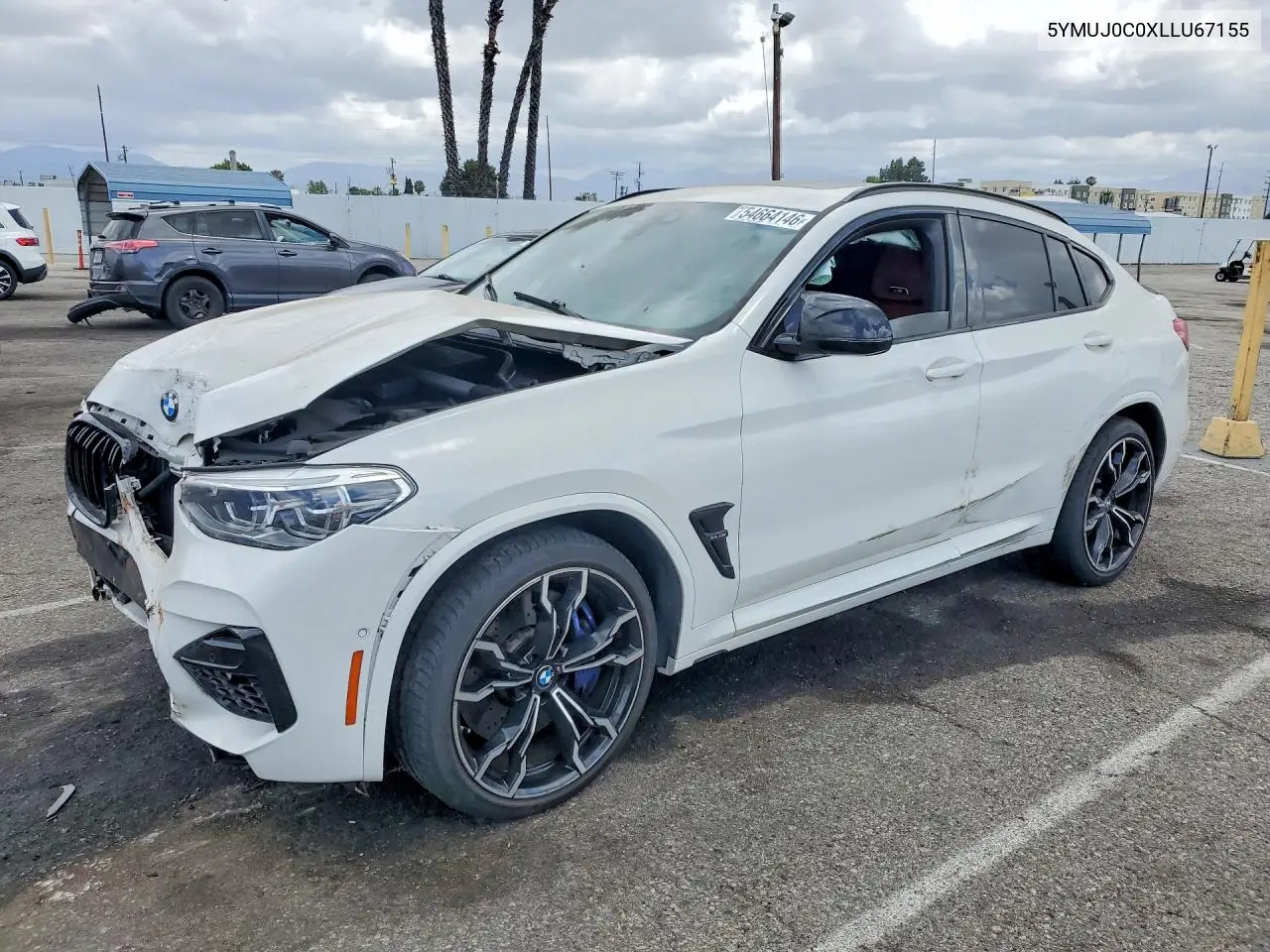 2020 BMW X4 M Competition VIN: 5YMUJ0C0XLLU67155 Lot: 54664146