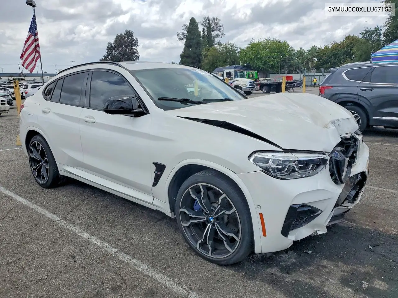 2020 BMW X4 M Competition VIN: 5YMUJ0C0XLLU67155 Lot: 54664146