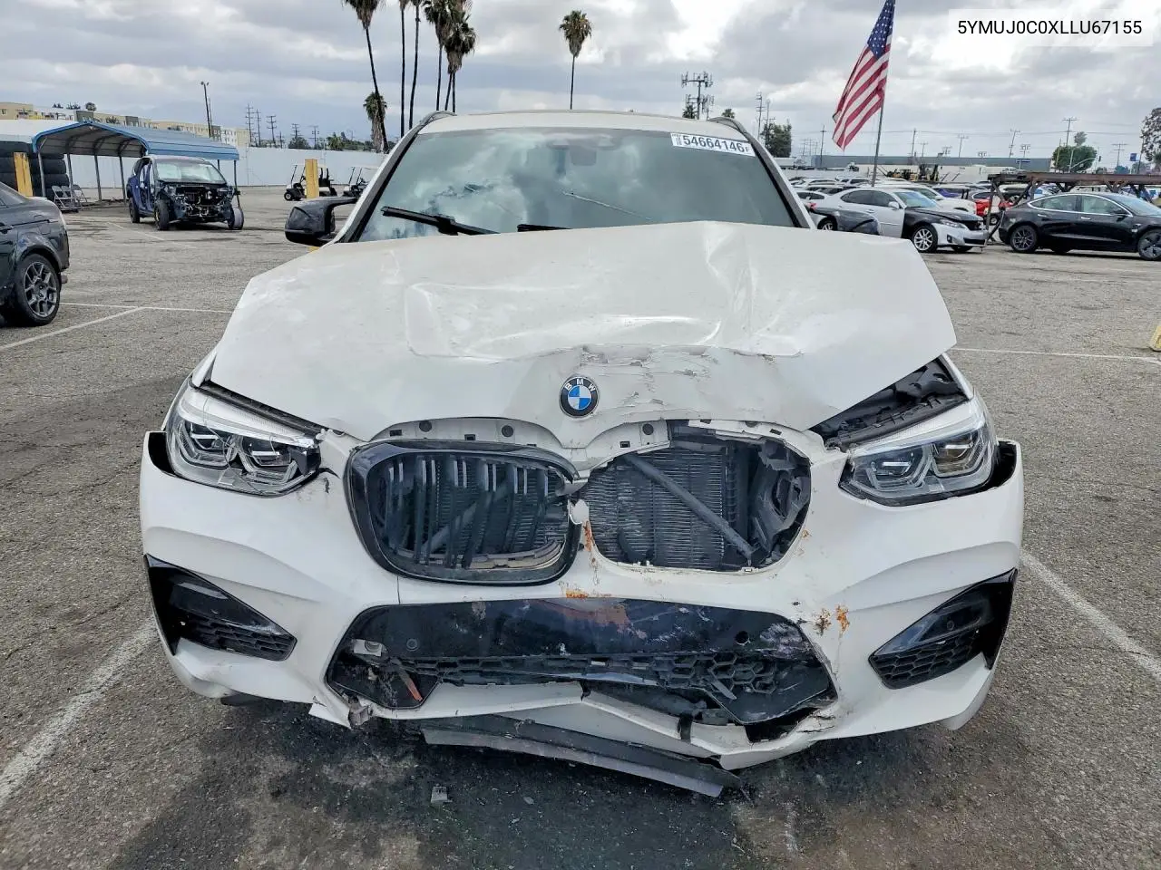 2020 BMW X4 M Competition VIN: 5YMUJ0C0XLLU67155 Lot: 54664146
