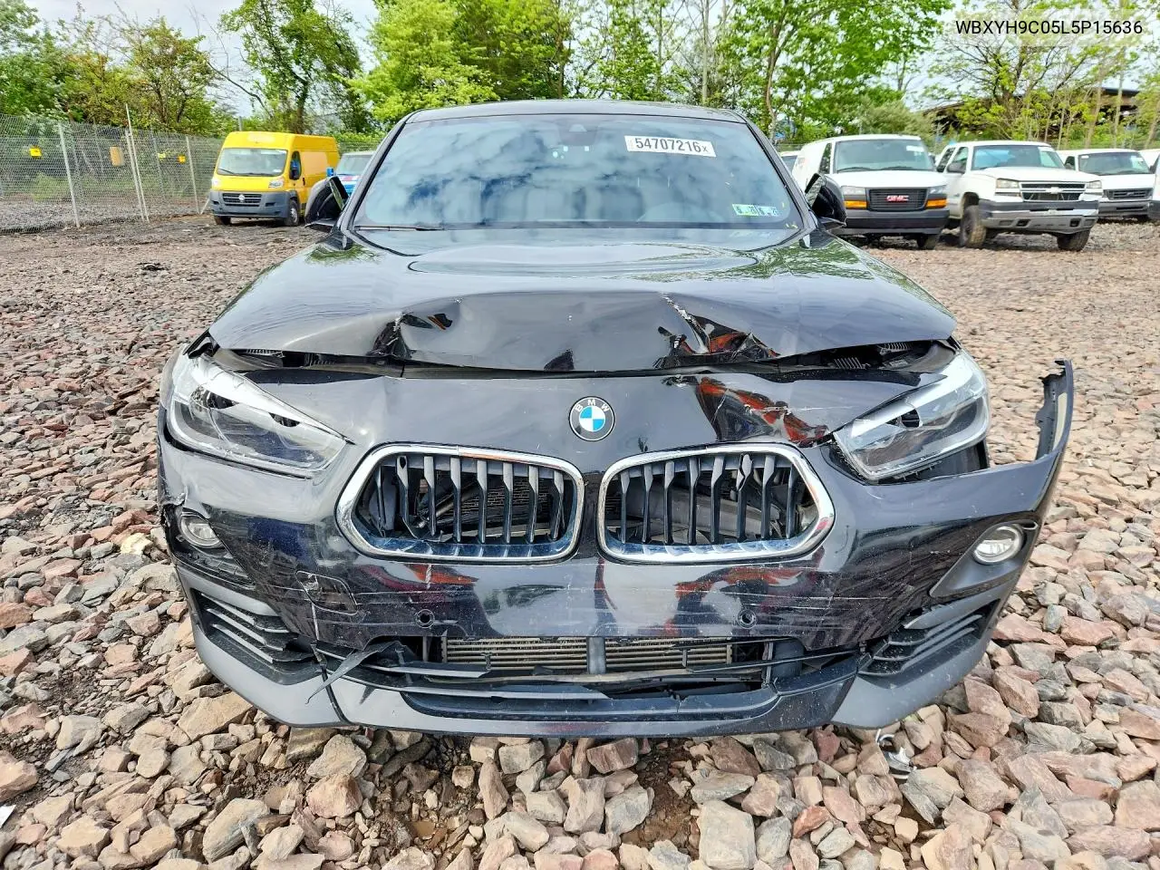 2020 BMW X2 Sdrive28I VIN: WBXYH9C05L5P15636 Lot: 54707216