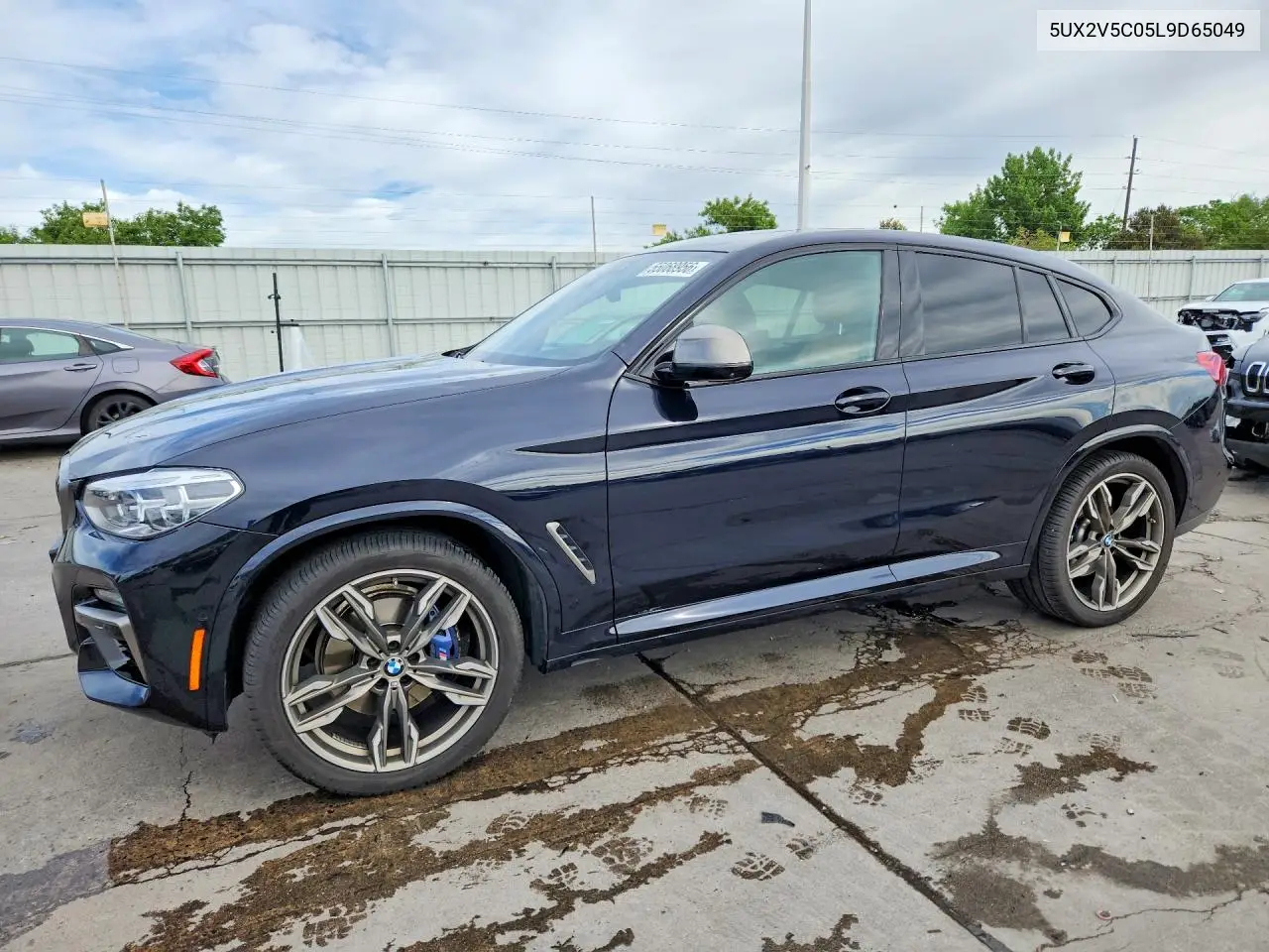 2020 BMW X4 xDrivem40I VIN: 5UX2V5C05L9D65049 Lot: 55068956