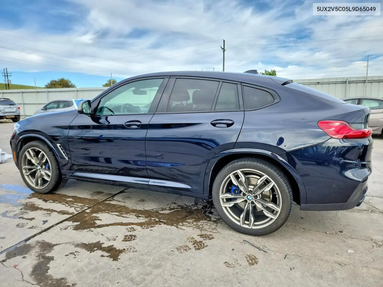 2020 BMW X4 xDrivem40I VIN: 5UX2V5C05L9D65049 Lot: 55068956