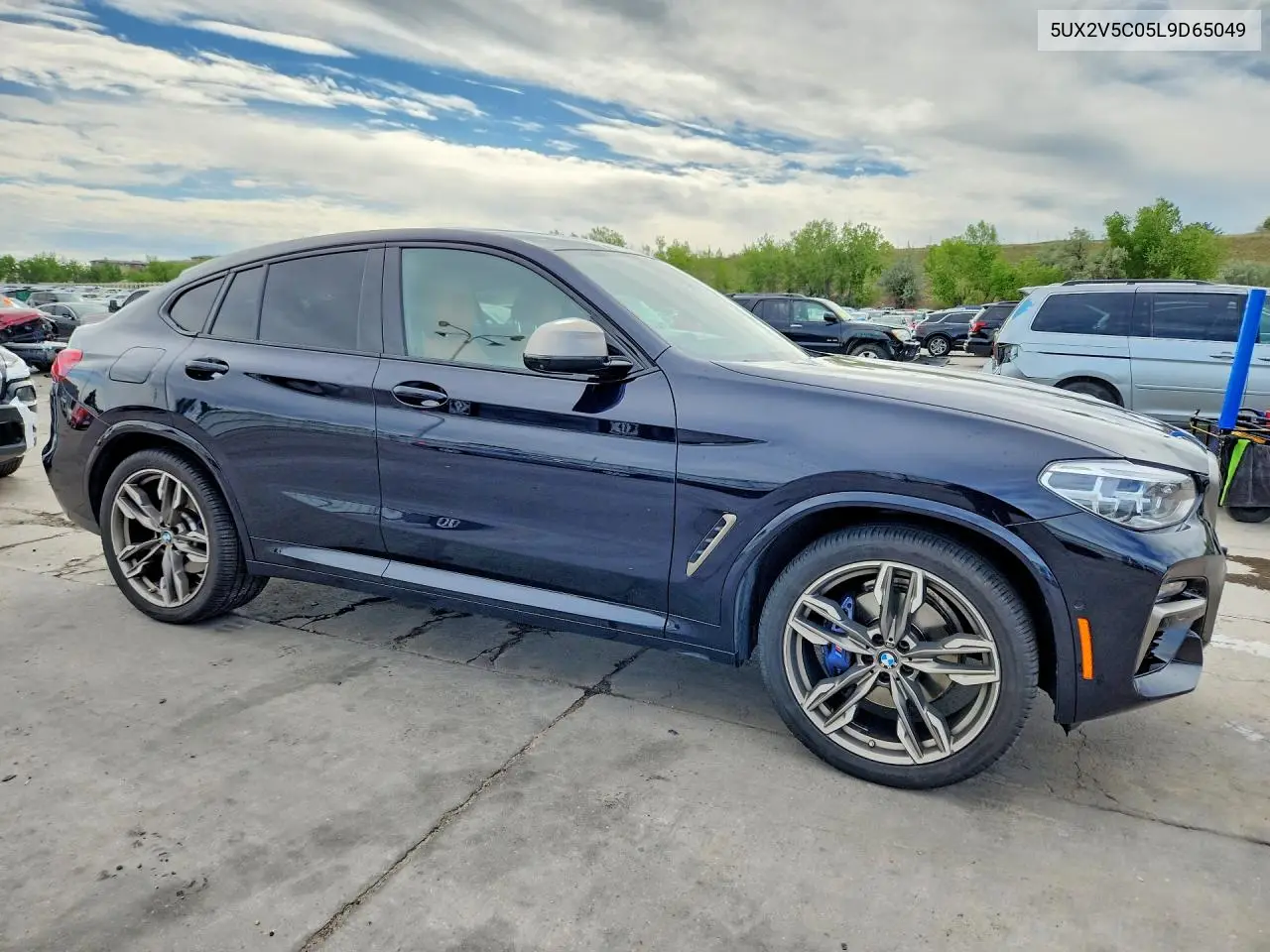 2020 BMW X4 xDrivem40I VIN: 5UX2V5C05L9D65049 Lot: 55068956