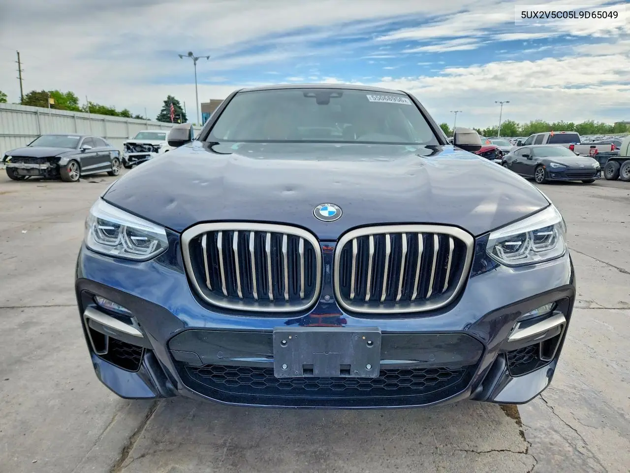 2020 BMW X4 xDrivem40I VIN: 5UX2V5C05L9D65049 Lot: 55068956