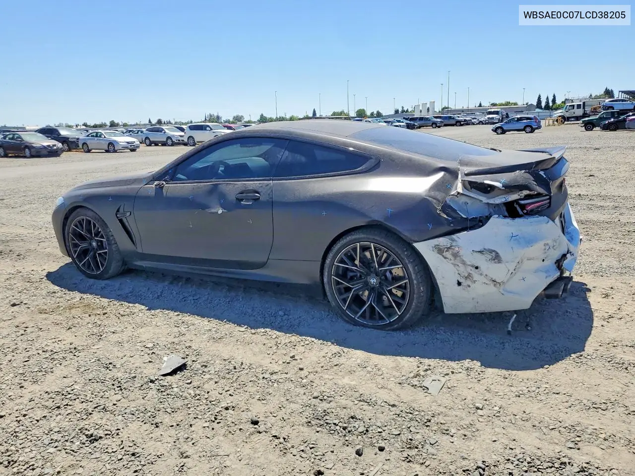2020 BMW M8 VIN: WBSAE0C07LCD38205 Lot: 55440346
