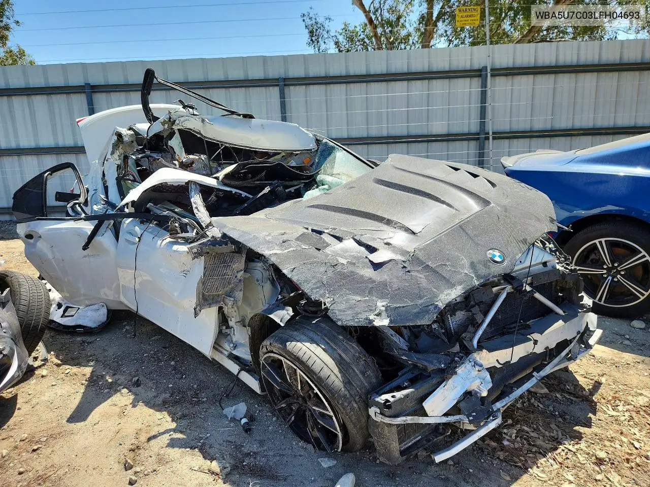 2020 BMW M340I VIN: WBA5U7C03LFH04693 Lot: 55806876
