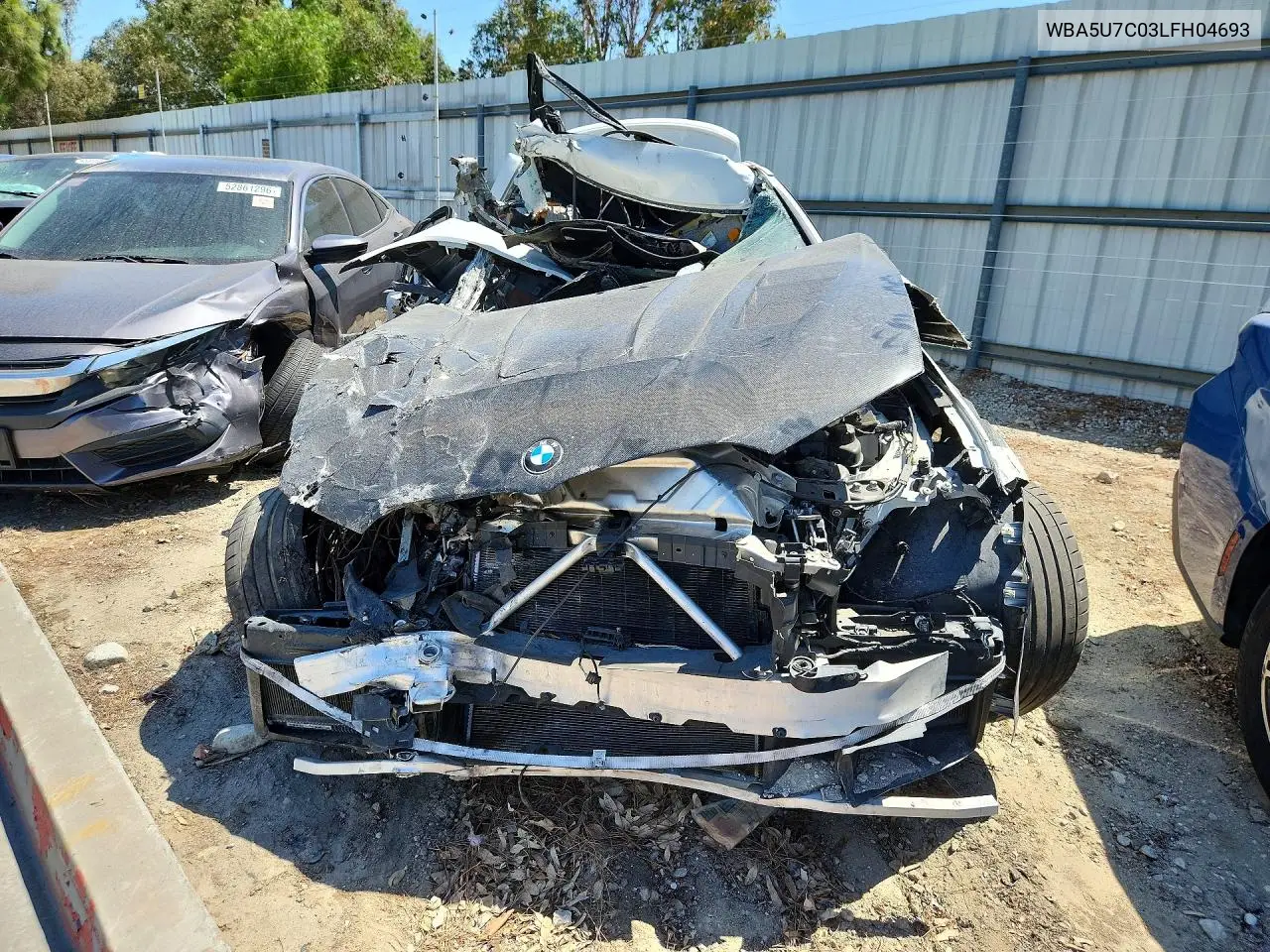 2020 BMW M340I VIN: WBA5U7C03LFH04693 Lot: 55806876