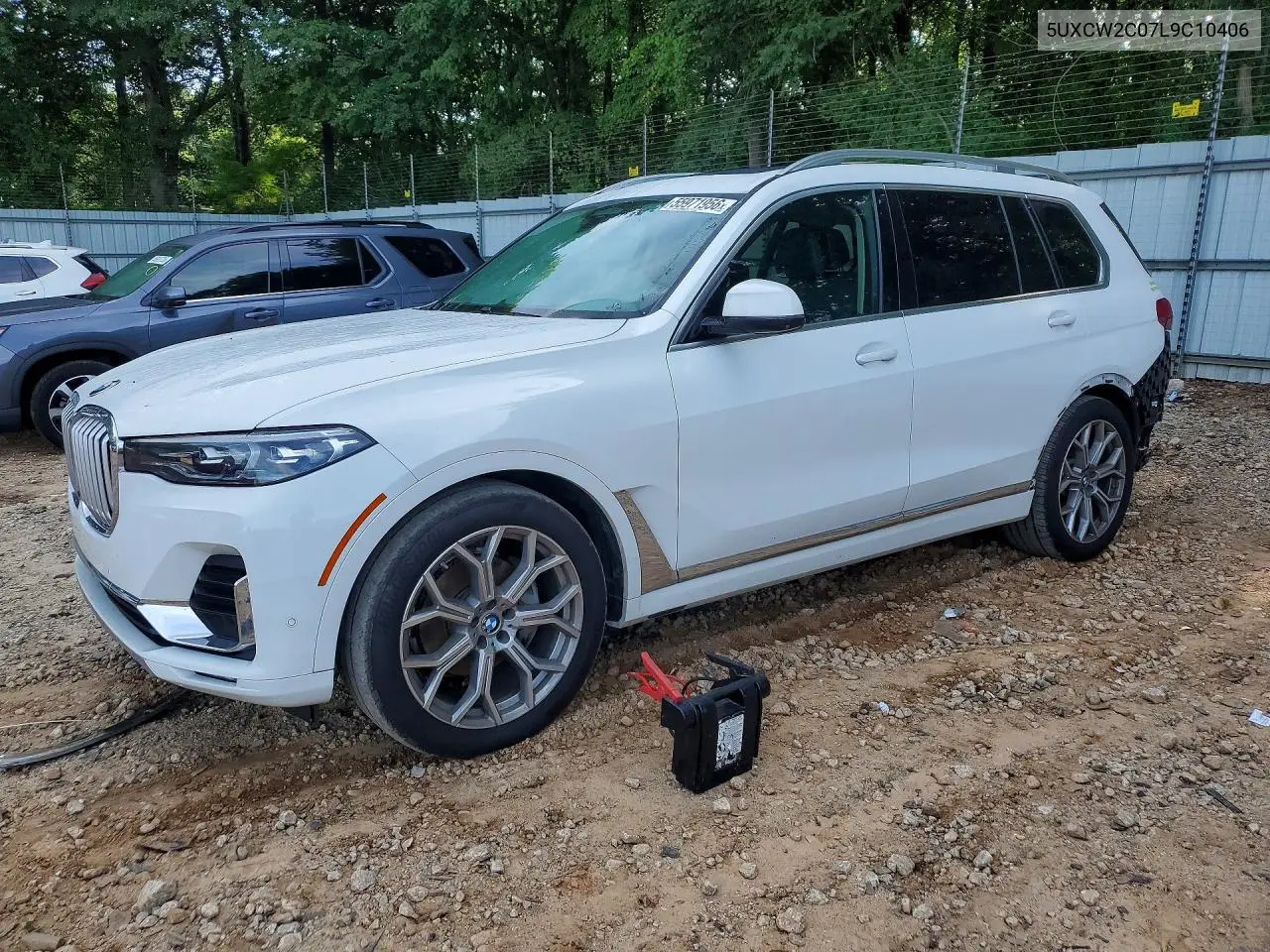2020 BMW X7 xDrive40I VIN: 5UXCW2C07L9C10406 Lot: 55971956