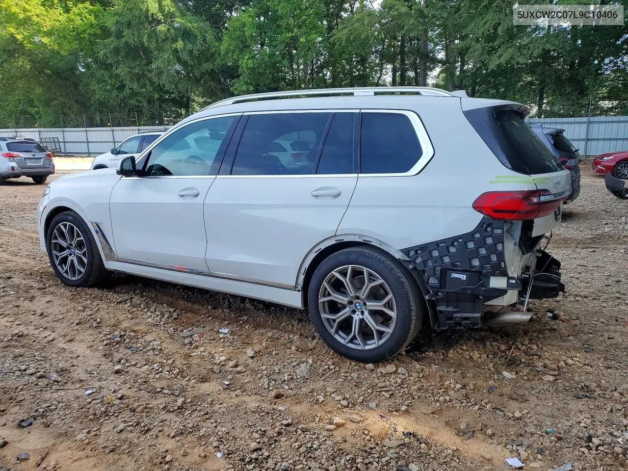 2020 BMW X7 xDrive40I VIN: 5UXCW2C07L9C10406 Lot: 55971956