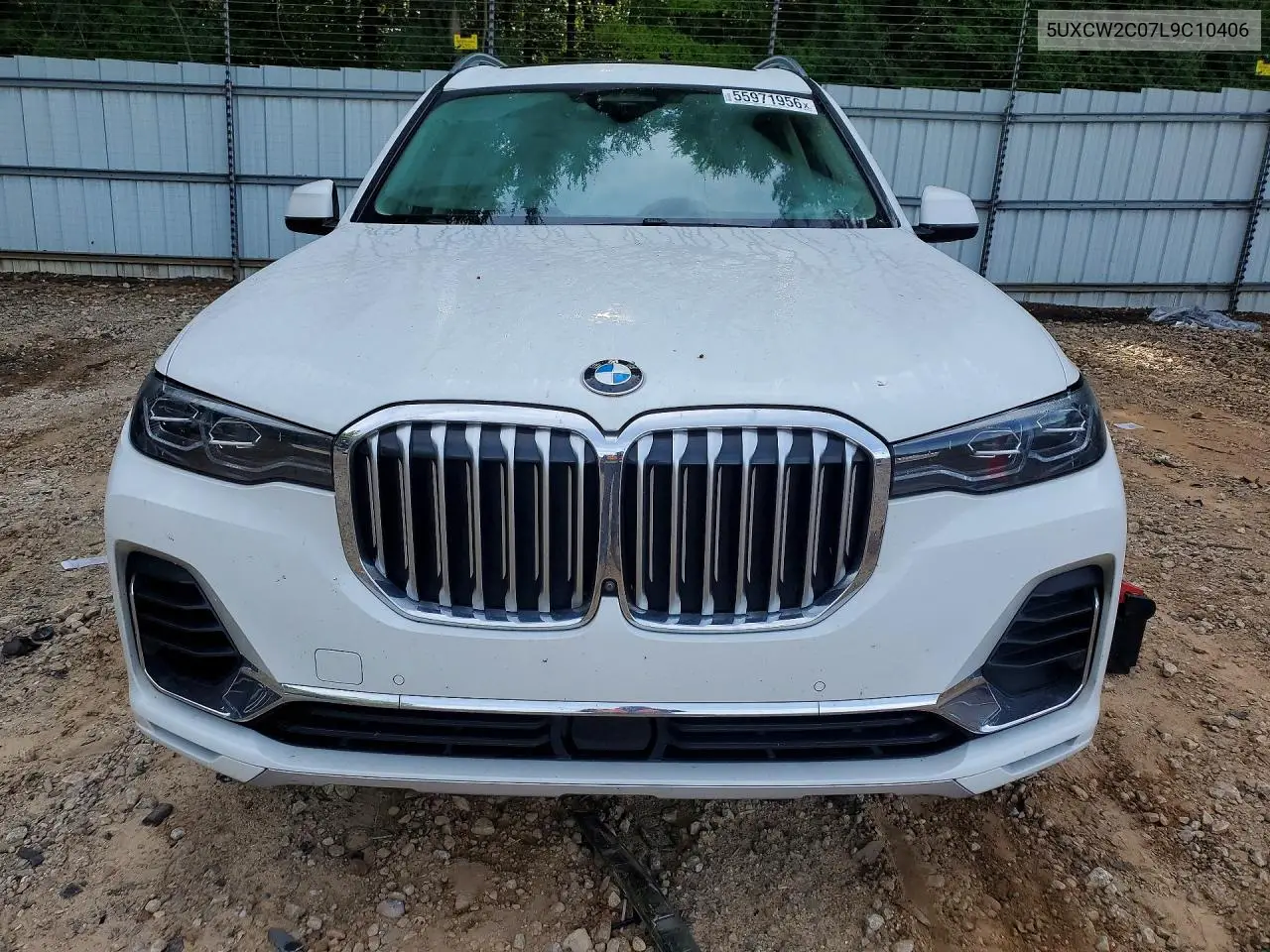 2020 BMW X7 xDrive40I VIN: 5UXCW2C07L9C10406 Lot: 55971956