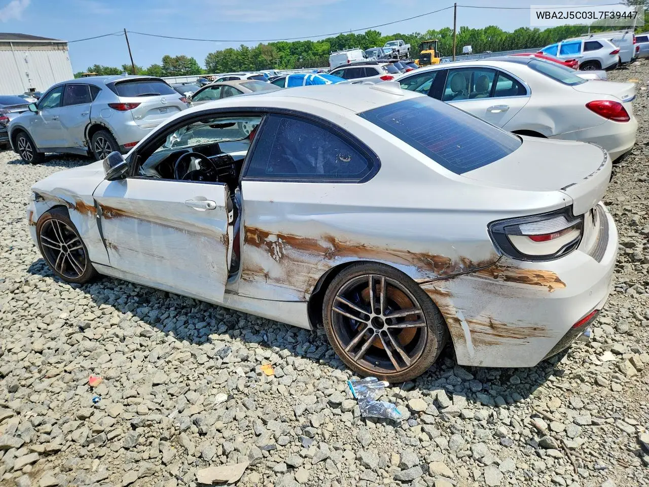 2020 BMW M240I VIN: WBA2J5C03L7F39447 Lot: 56582516