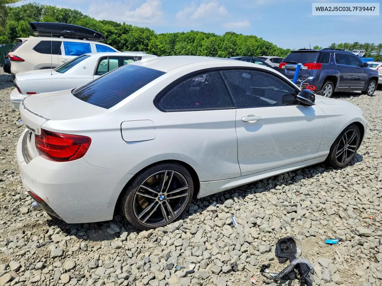 2020 BMW M240I VIN: WBA2J5C03L7F39447 Lot: 56582516