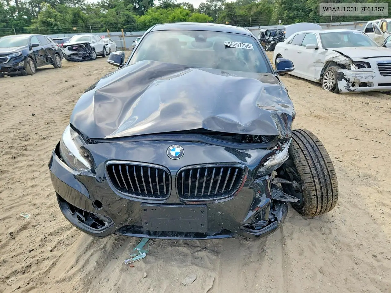 2020 BMW 230I VIN: WBA2J1C01L7F61357 Lot: 56607256
