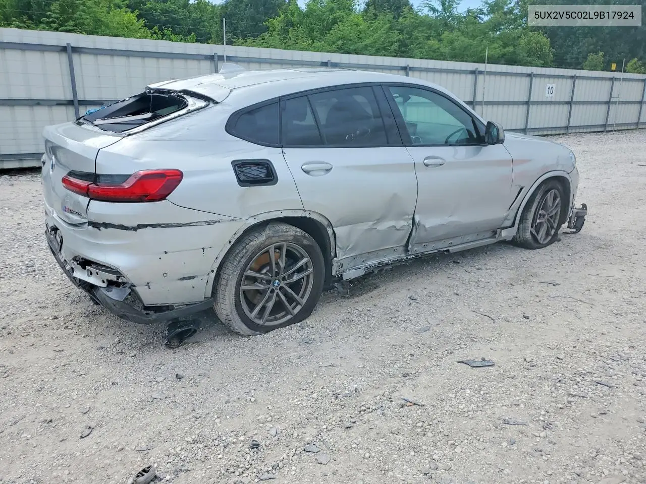 2020 BMW X4 xDrivem40I VIN: 5UX2V5C02L9B17924 Lot: 56808016