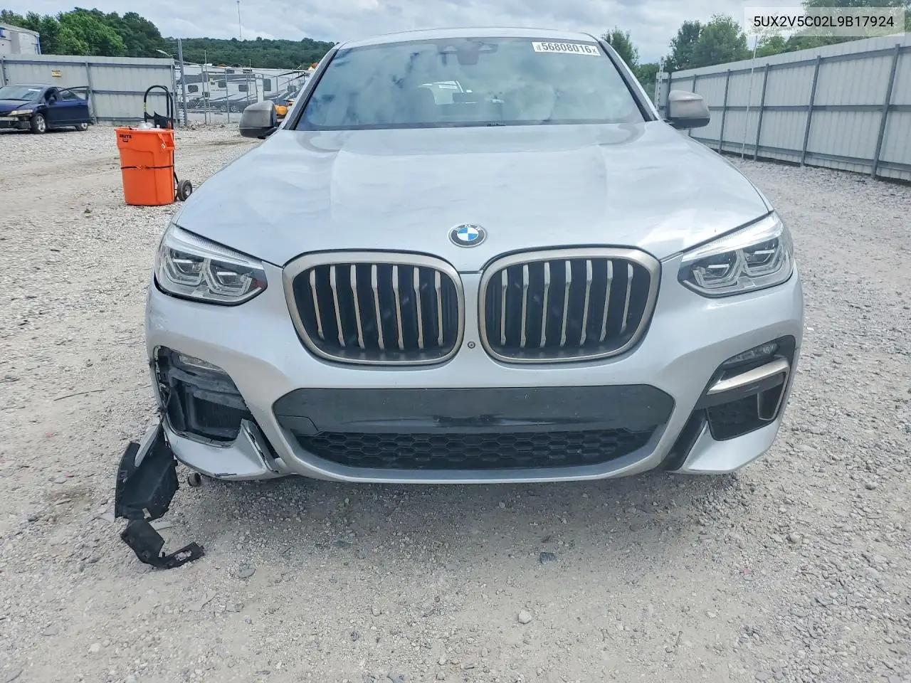 2020 BMW X4 xDrivem40I VIN: 5UX2V5C02L9B17924 Lot: 56808016