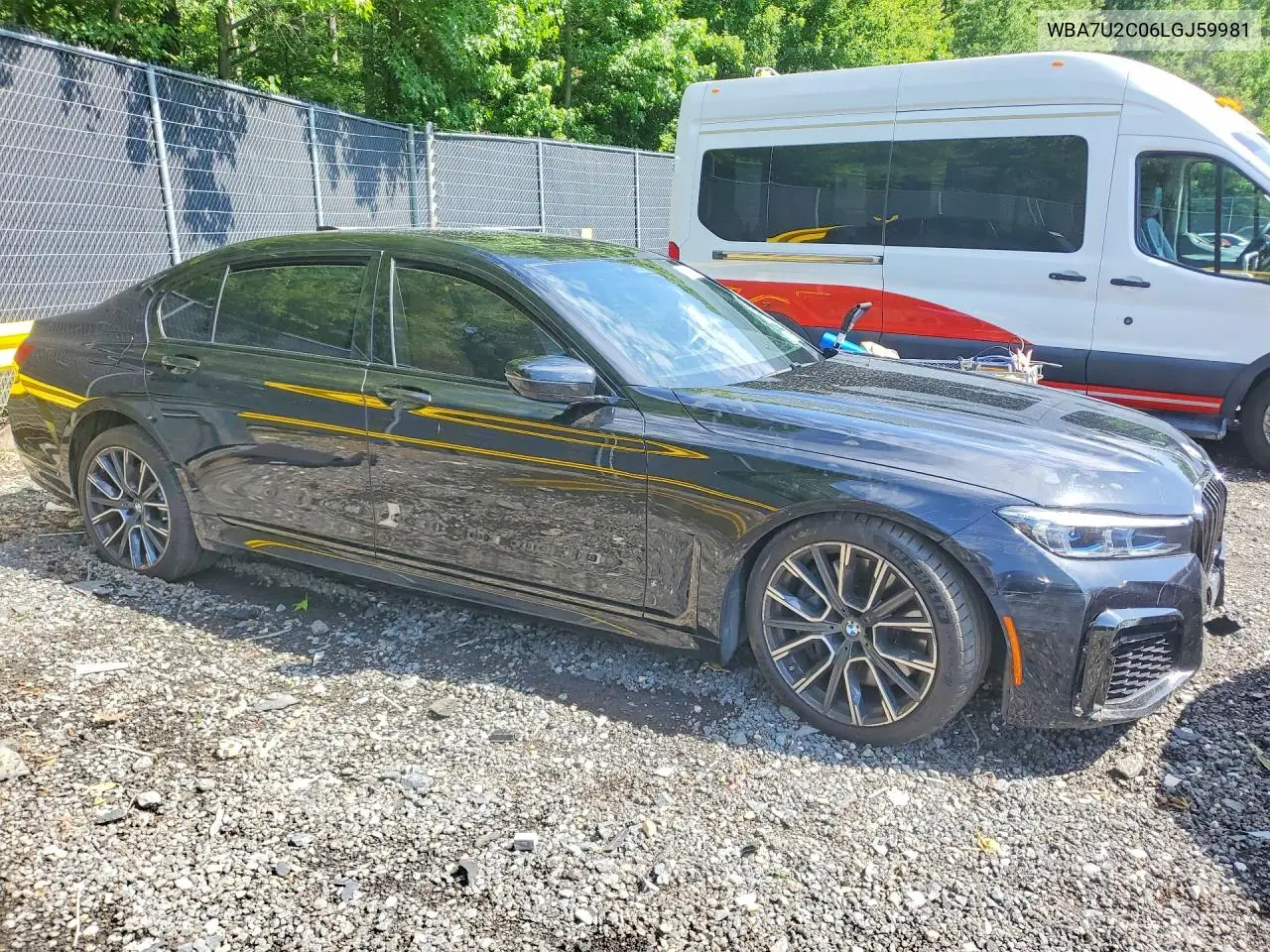 2020 BMW 750 Xi VIN: WBA7U2C06LGJ59981 Lot: 56900126