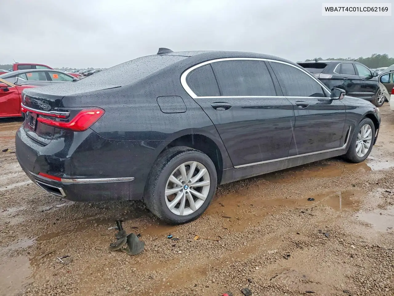 2020 BMW 740 Xi VIN: WBA7T4C01LCD62169 Lot: 57205466