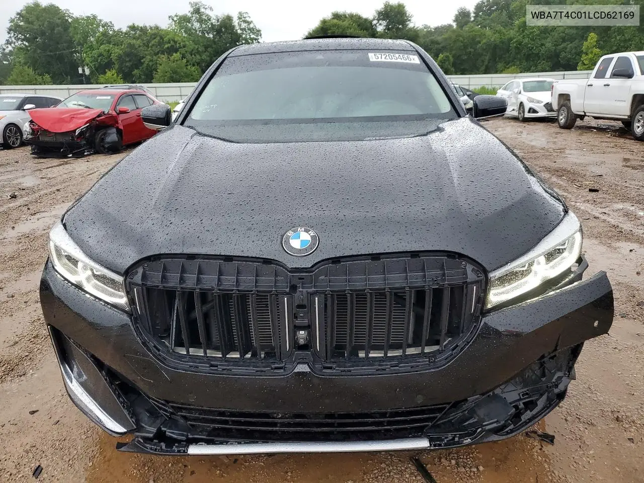 2020 BMW 740 Xi VIN: WBA7T4C01LCD62169 Lot: 57205466