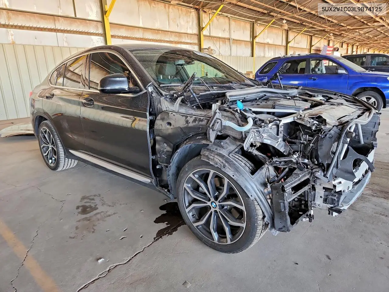 2020 BMW X4 xDrive30I VIN: 5UX2V1C03L9B74125 Lot: 57239886