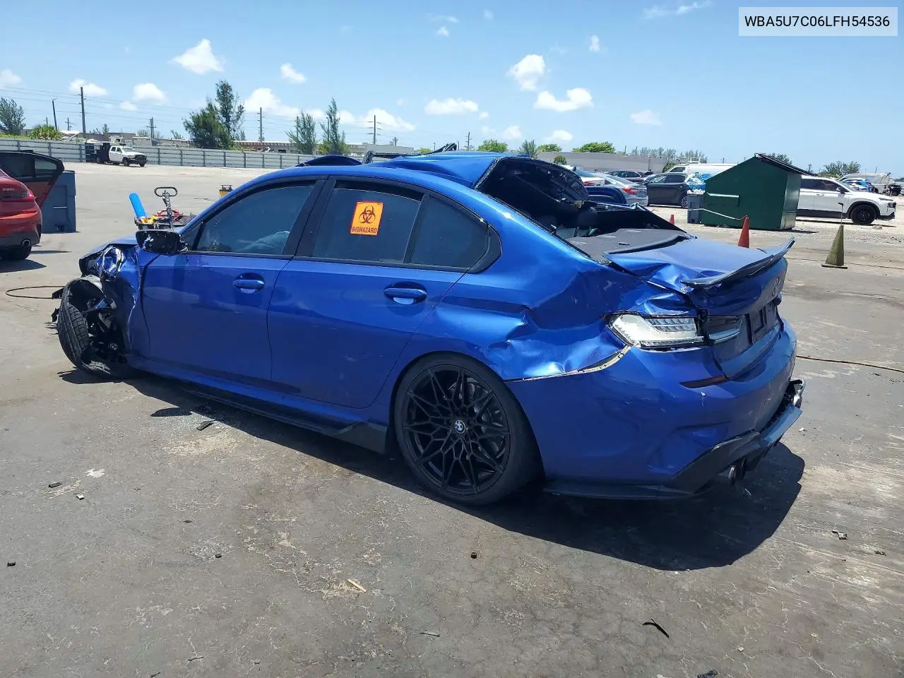 2020 BMW M340I VIN: WBA5U7C06LFH54536 Lot: 57622786