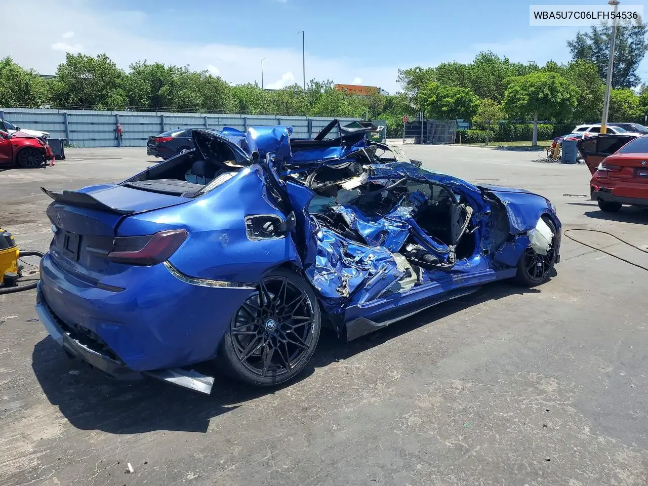 2020 BMW M340I VIN: WBA5U7C06LFH54536 Lot: 57622786