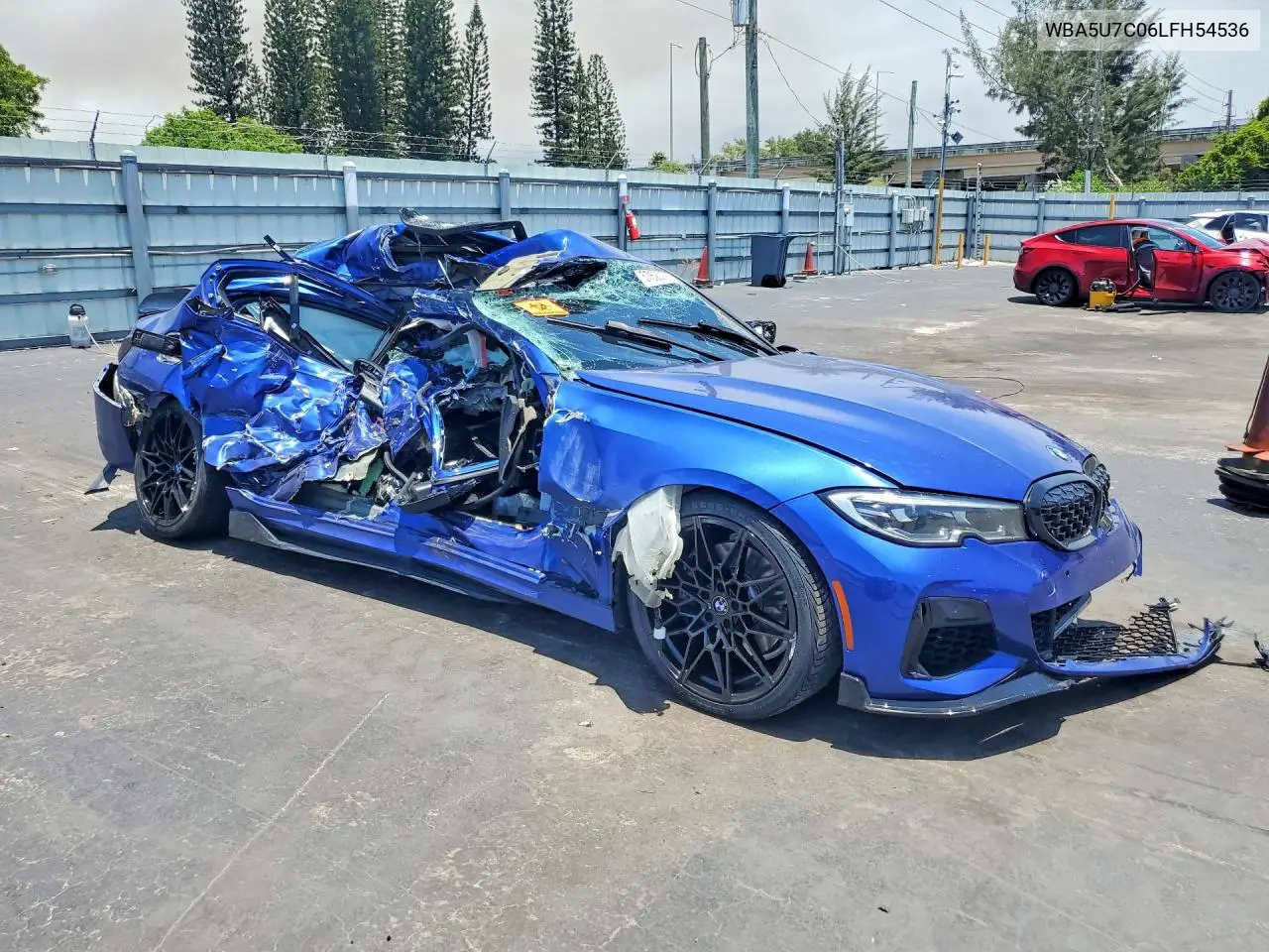 2020 BMW M340I VIN: WBA5U7C06LFH54536 Lot: 57622786