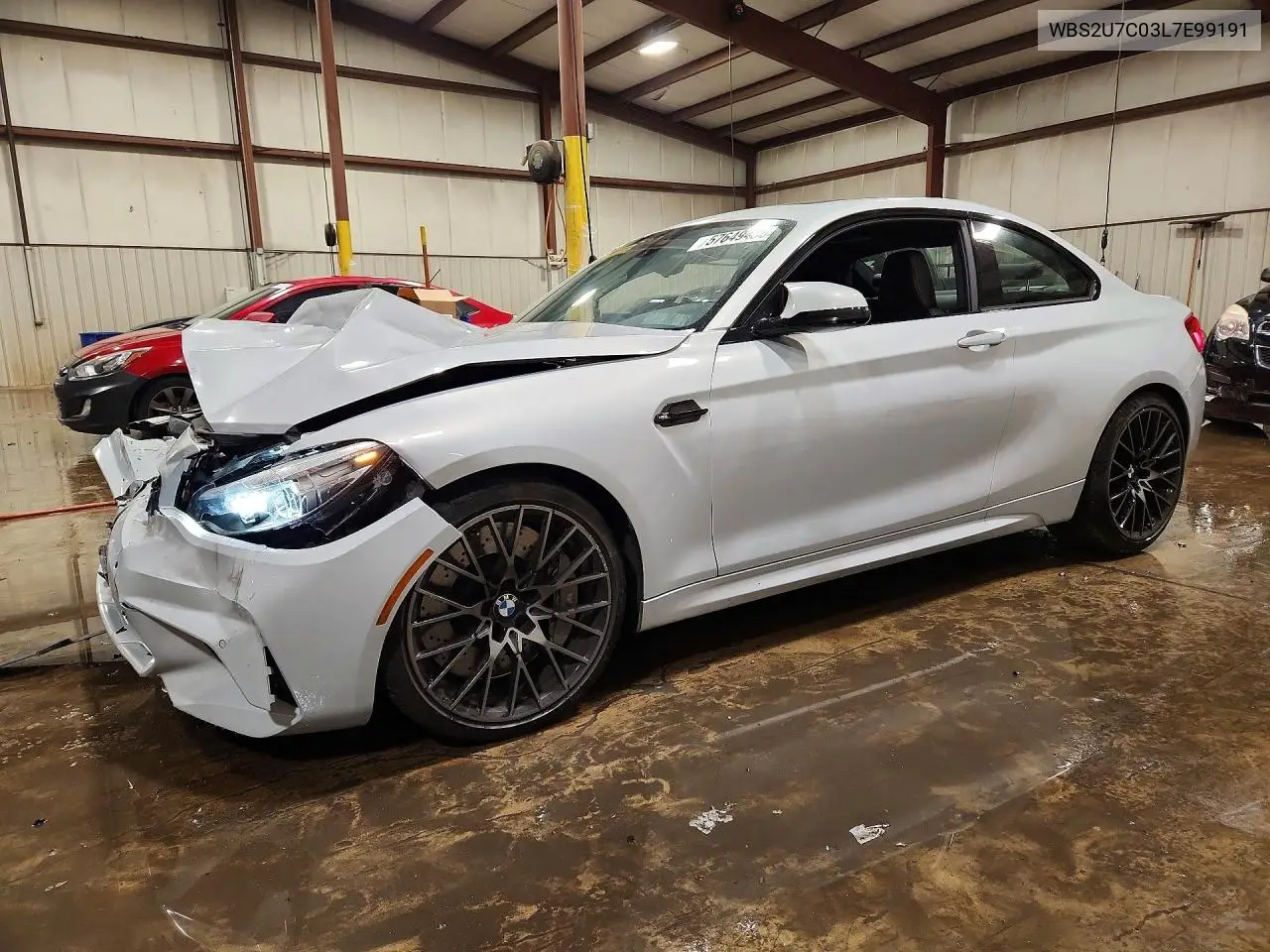 2020 BMW M2 Competition VIN: WBS2U7C03L7E99191 Lot: 57649436