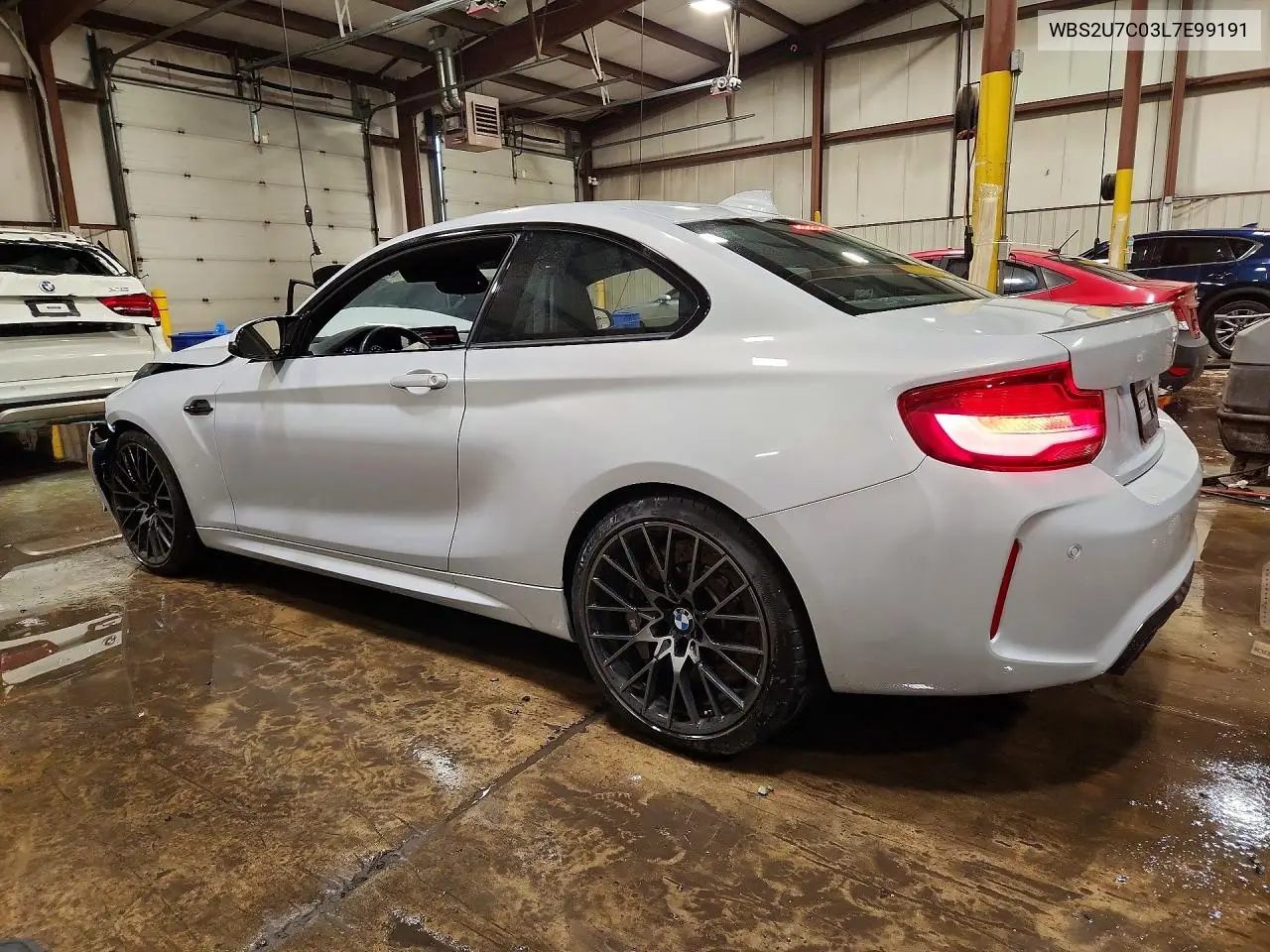 2020 BMW M2 Competition VIN: WBS2U7C03L7E99191 Lot: 57649436