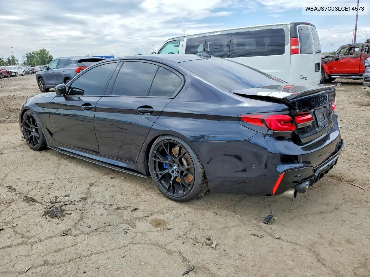 2020 BMW M550Xi VIN: WBAJS7C03LCE14573 Lot: 57892546