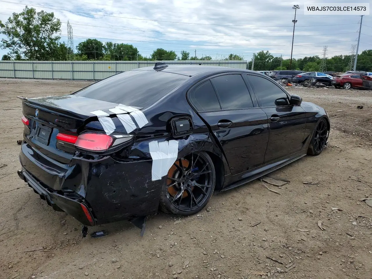 2020 BMW M550Xi VIN: WBAJS7C03LCE14573 Lot: 57892546